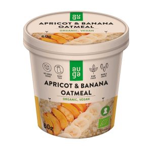 Auga AUGA Havermout met Abrikozen en Banaan 60g, bio