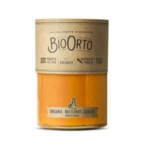 Bio Orto Butternut Pompoenpuree / Pastasaus 350g in glas, bio