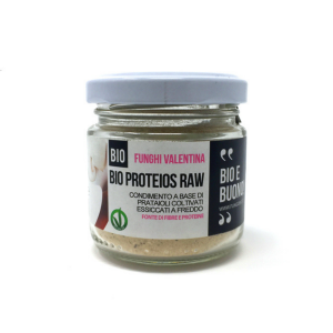 Funghi Valentina BIO PROTEIOS RAW Gedroogde Champignon Poeder - rijk aan proteïnen 10g, bio