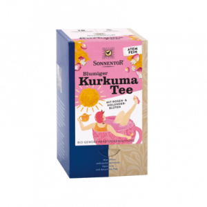 Sonnentor Bloemige kurkuma, 18 theezakjes, 36g, bio