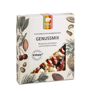TAIGA Naturkost Bonte Noten Mix met Gojibessen en Pijnboompitten 80g, bio