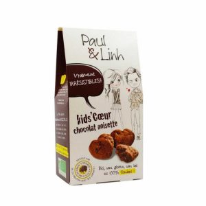 Biscuiterie de Provence Paul & Linh Glutenvrije Chocoladekoekjes met Noten 100g, bio