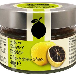 Amanprana Zwarte Citroen Poeder Gedroogd 40g, bio