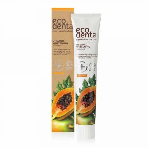 Ecodenta Witte tanden tandpasta met papaya-extract 75ml