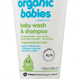Green People Baby Wash & Shampoo Scent Free 150ml