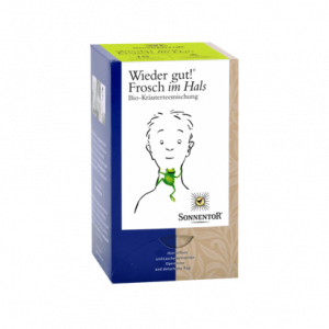 Sonnentor Kikker in de Keel thee - Alles komt goed! 18 theezakjes, 27g, bio