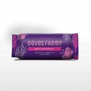Doves Farm Foods Fruitige Haverkoekjes 200g, bio