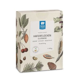 TAIGA Naturkost Havervlokken, gekiemd 400g, bio
