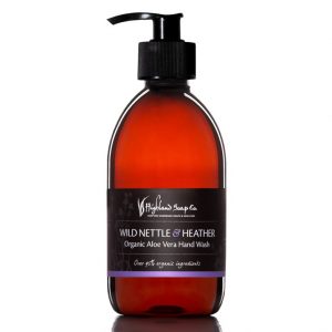 Highland Soap Co. Vloeibare Handzeep Wilde Brandnetel & Heide 300ml, pomp