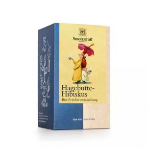Sonnentor Rozenbottel Hibiscus Thee 18 theezakjes 54g, bio