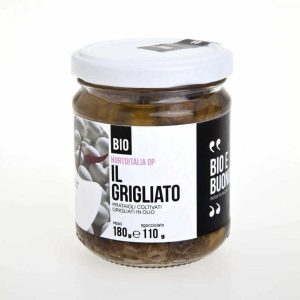 Funghi Valentina IL GRIGLIATO - Gebakken Champignons met Chilipeper in glas 180g, bio