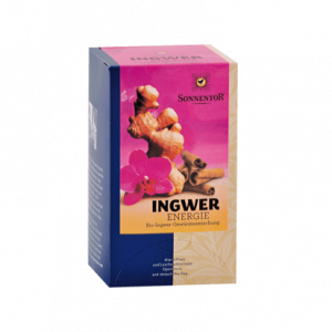 Sonnentor Gember energie thee, 20 theezakjes, 30g, bio