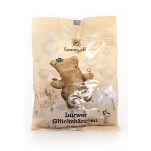 Sonnentor Geluks Gummi Beertjes met Gember - Vegan 100g, bio