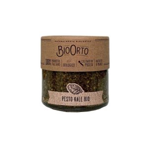 Bio Orto Pesto Kale / Boerenkool Pesto 180g in glas, bio