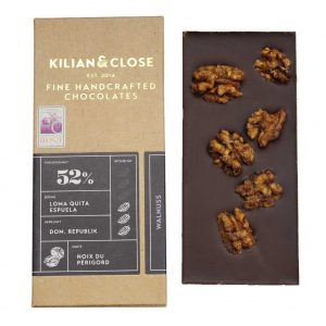 Kilian & Close Chocolade - 52% Noix Du Perígord - Bio