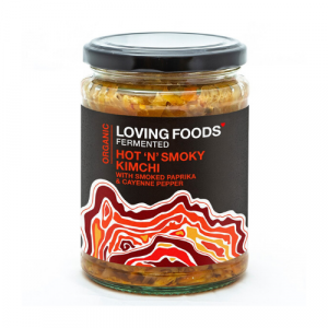 Loving Foods Kimchi Hot 'n' Smoky / Gerookte paprika 500g, bio