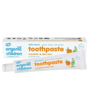 Green People Kindertandpasta Mandarijn & Aloe Vera 50ml, bio
