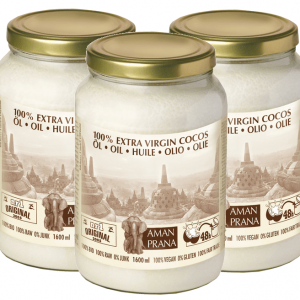 Amanprana - Kokosolie - biologische extra vierge 3 x 1600ml