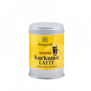 Sonnentor Kurkuma Latte gember 60 g, bio - blikje