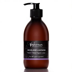 Highland Soap Co. Hand & Body Lotion Highland Lavendel 300ml, pomp