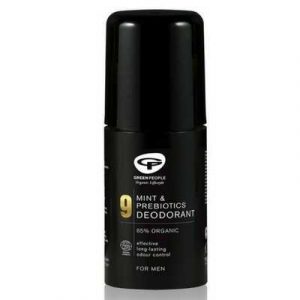 Green People Organic Homme No.9 Mint & Prebiotics Roll-on Deodorant 75ml