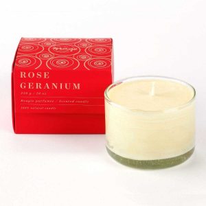 Mage Kaars bijenwas Rozengeranium - Medium, bio