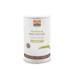 Mattisson Rijst proteïne poeder Naturel 80% 500g, bio
