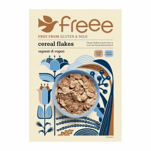 Doves Farm Foods Freee Graanvlokken - Rijst & Boekweit Glutenvrij 375g, bio