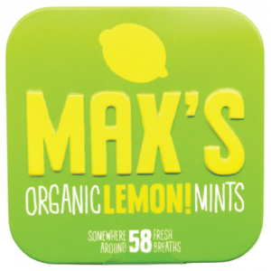 Max's Organic Mints Max's Organic Lemon! Mints, pastilles bio