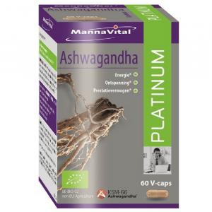Mannavital Ashwagandha Platinum, 60 v-capsules, bio