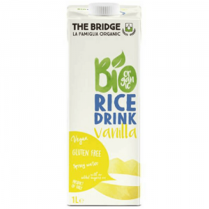 The Bridge Rijstdrank Vanille 1L, bio