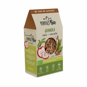 PerfectBio Granola Appel-Kaneel 250g, bio