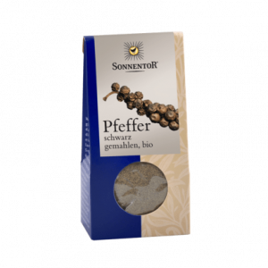 Sonnentor Peper zwart - gemalen 50g, bio