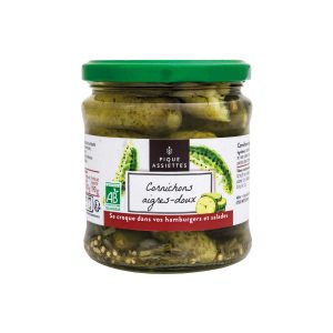 Pique Assiettes Zoetzure augurken 37cl, bio
