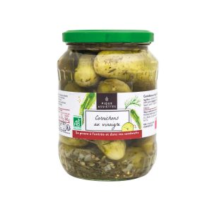 Pique Assiettes Zure augurken op azijn 72cl, bio