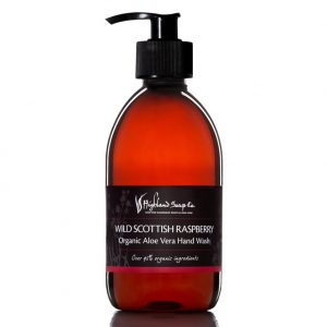 Highland Soap Co. Wilde Schotse Framboos handzeep 300ml met pomp