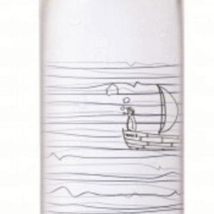 Soulbottles Heimat Wasser drinkfles glas 0,6 l