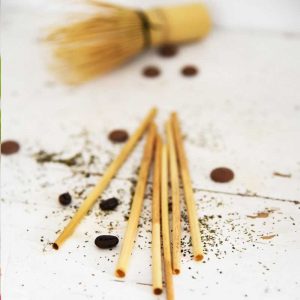 Bio Strohhalme Korte rietjes, cocktailrietjes - stro 50 stuks