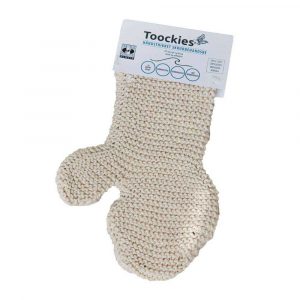 Toockies Zachte scrub handschoen