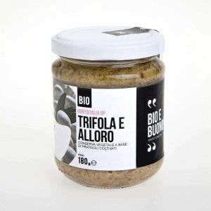 Funghi Valentina TRIFOLA E ALLORO Champignons met Laurier - in glas 180g, bio