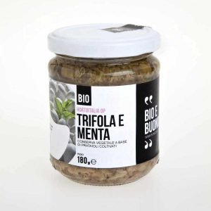 Funghi Valentina TRIFOLA E MENTA Champignons met Munt - in glas 180g, bio