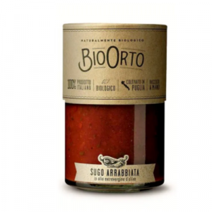 Bio Orto Tomatensaus Arrabbiata, glas 350g bio