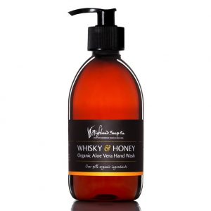 Highland Soap Co. Whisky & Honing vloeibare handzeep 300ml, pomp