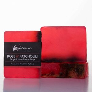 Highland Soap Co. Zeep Roos & Patchouli 140g, bio