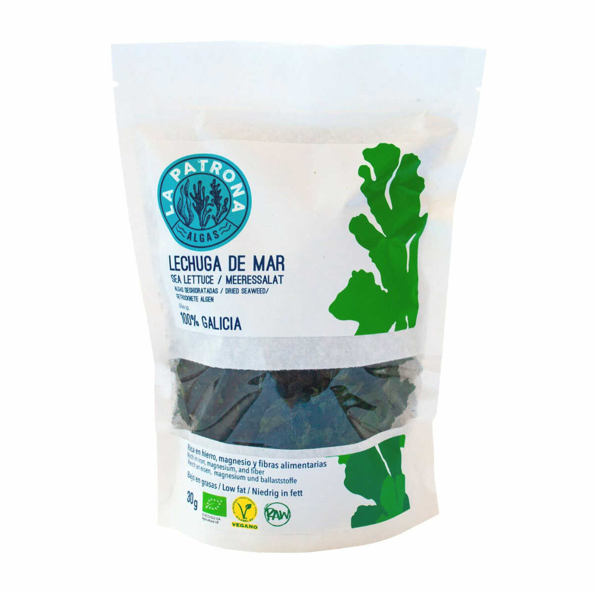 La Patrona Zeesla - gedroogd zeewier 30g, bio